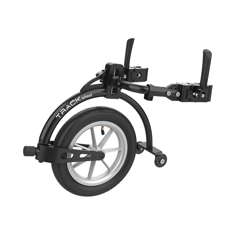 TRACK WHEEL DOUBLE ARM, Aluminium, 12''