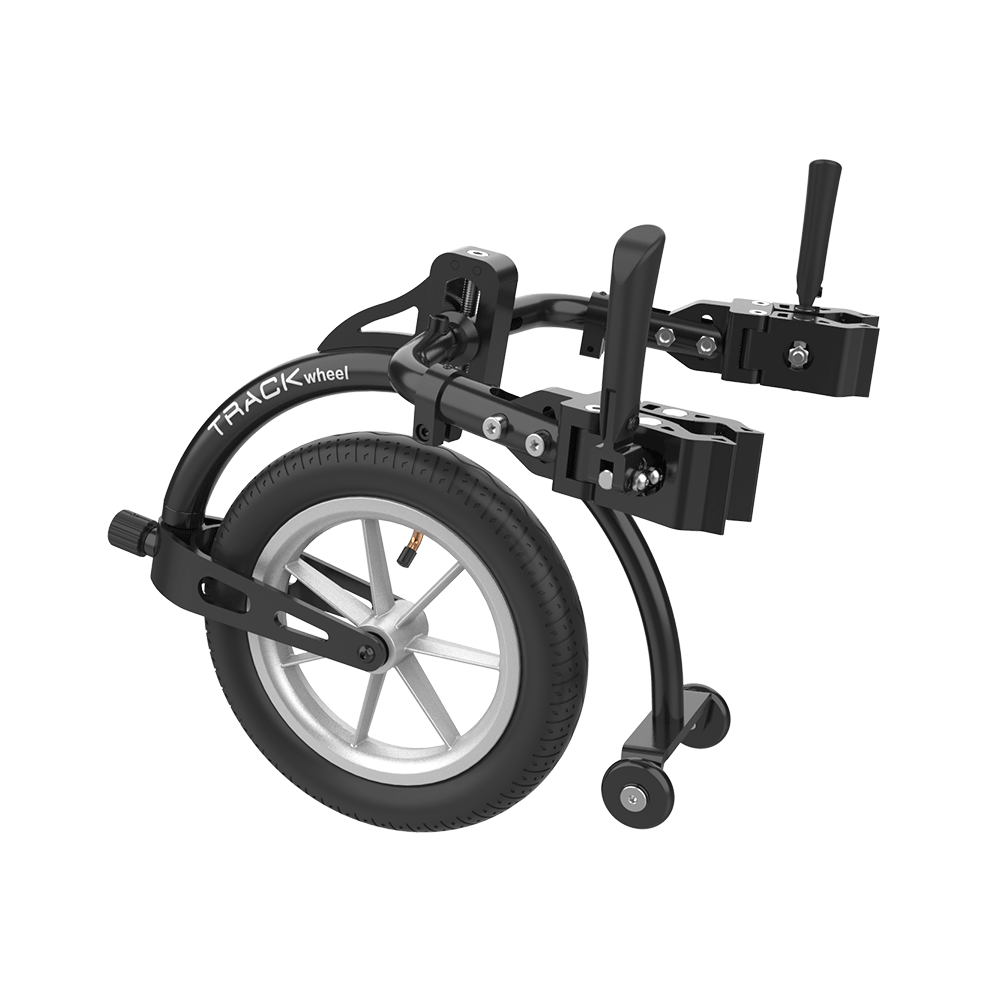 TRACK WHEEL DOUBLE ARM, Aluminium, 12''