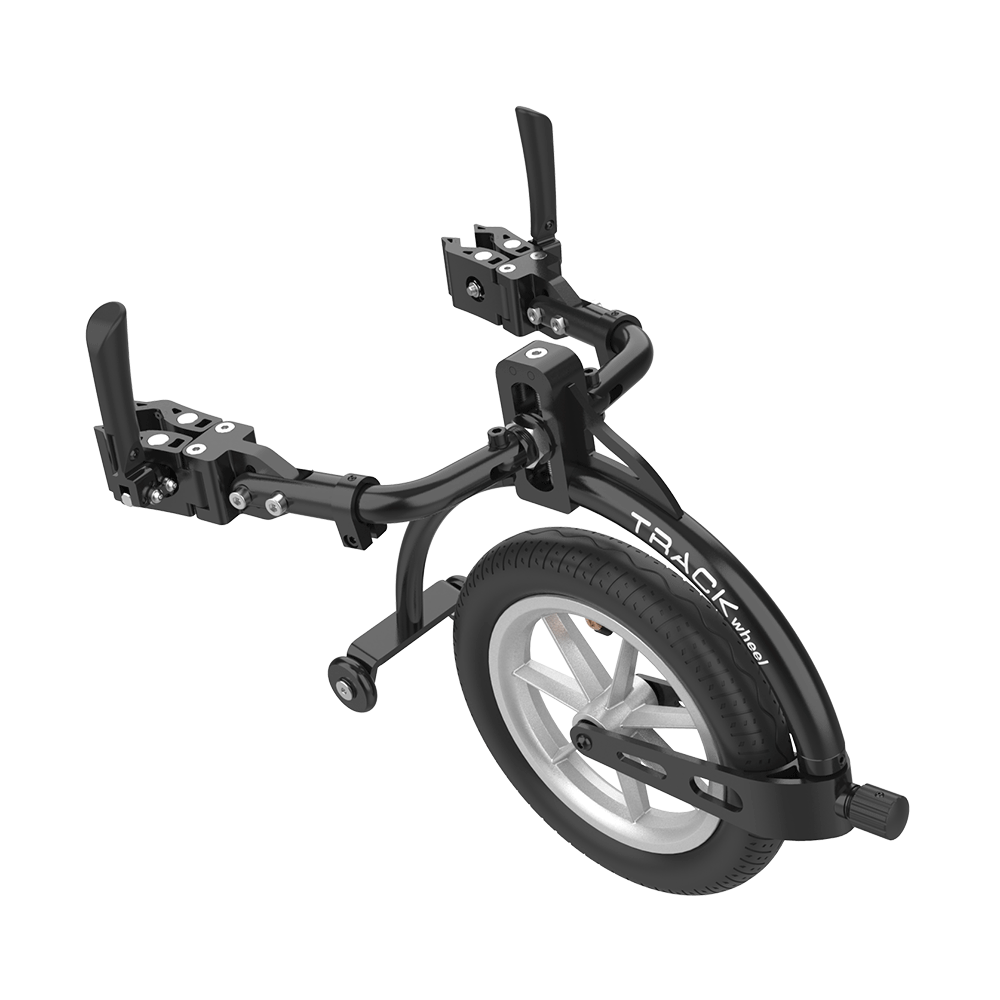 TRACK WHEEL DOUBLE ARM, Aluminium, 12''