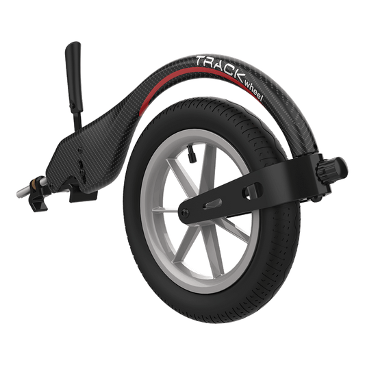 TRACK WHEEL SINGLE ARM , Carbon, 12''