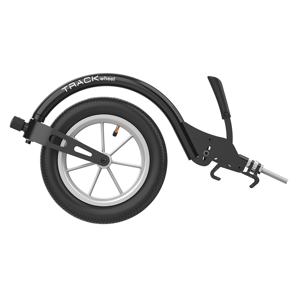 TRACK WHEEL SINGLE ARM , Aluminuim, 12''