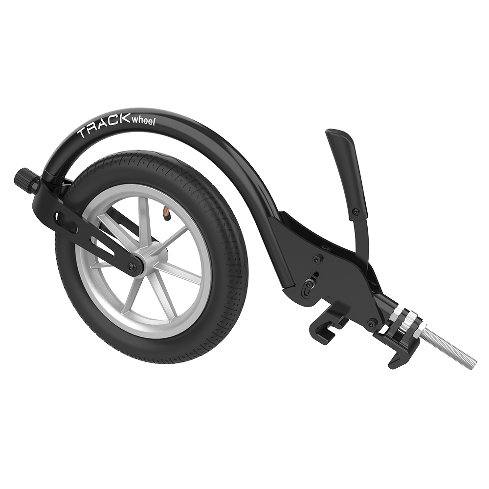 TRACK WHEEL SINGLE ARM , Aluminuim, 12''