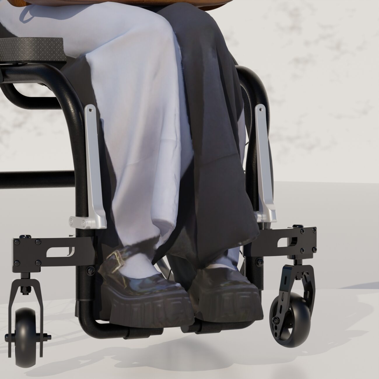 TAYA Carry AX – Der ultraleichte Gepäckträger für Aktivrollstühle