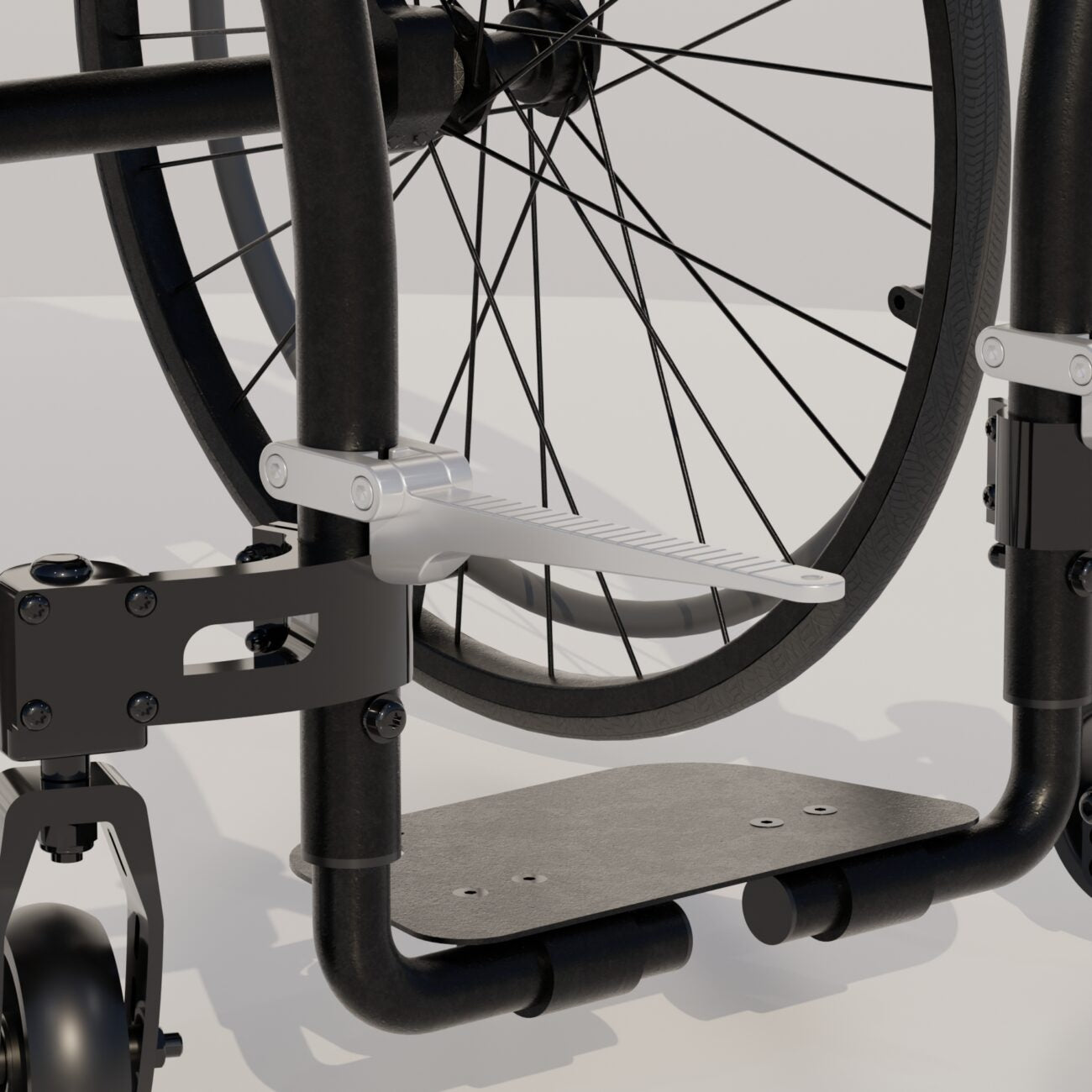 TAYA Carry AX – Der ultraleichte Gepäckträger für Aktivrollstühle