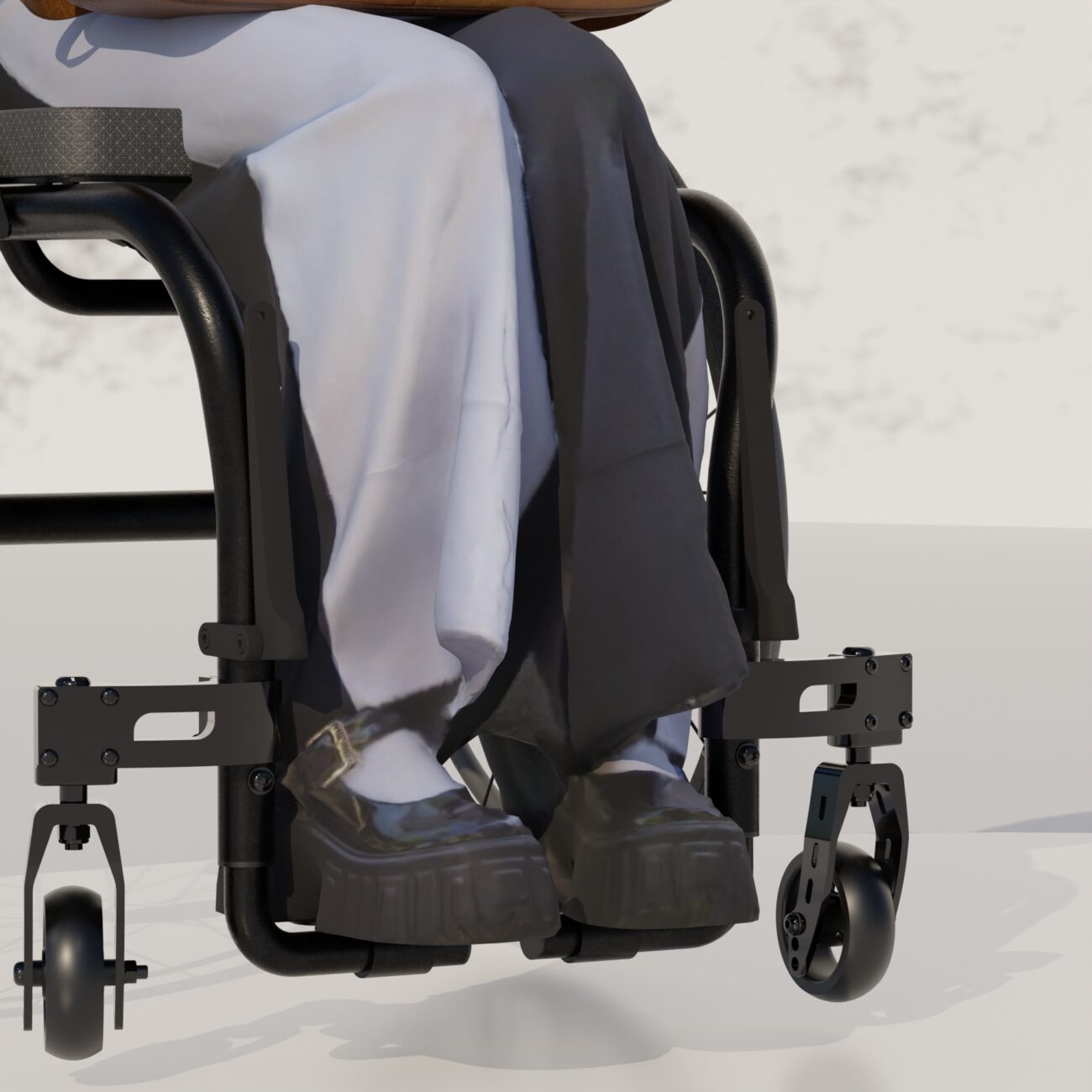 TAYA Carry PX– Der ultraleichte Gepäckträger für Aktivrollstühle