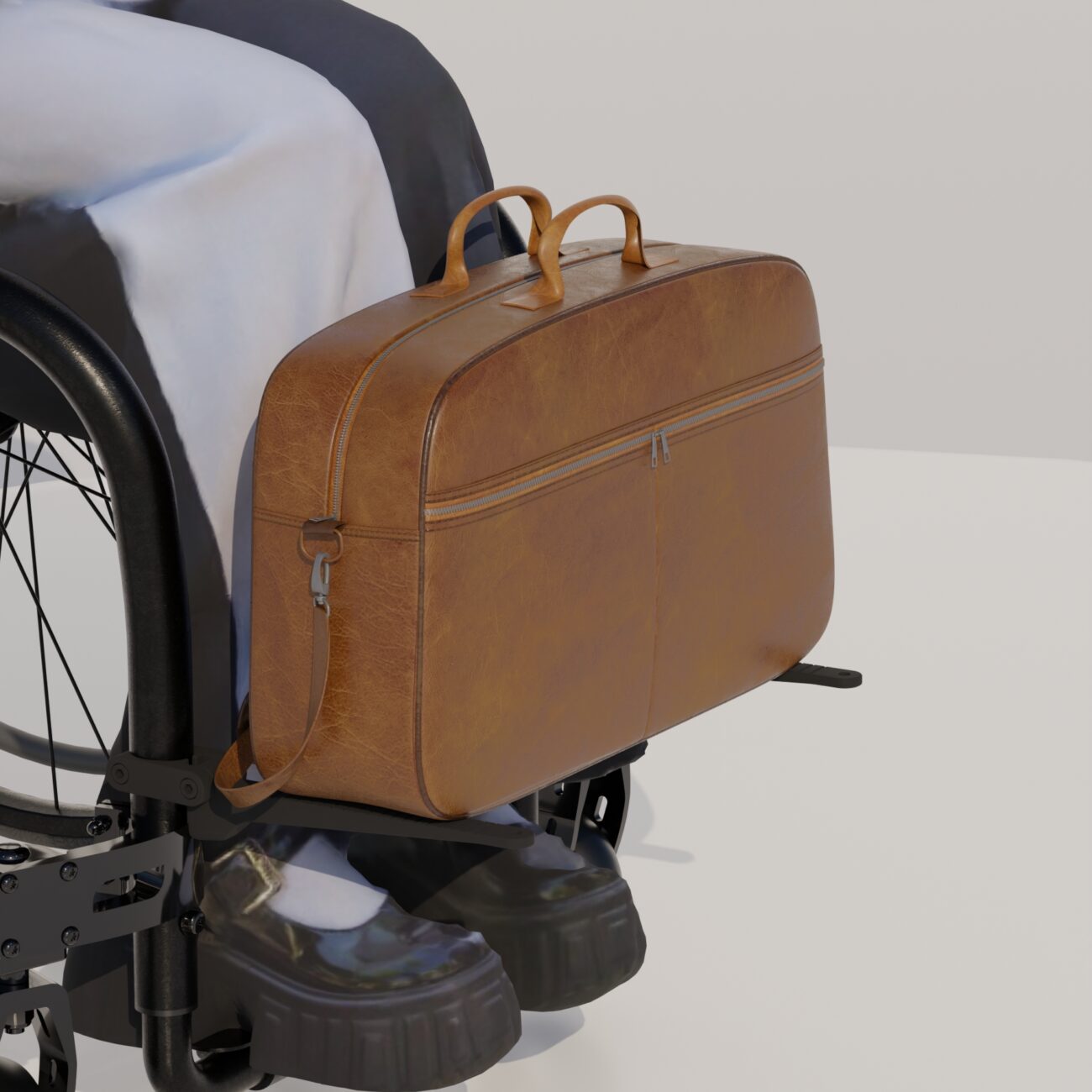 TAYA Carry PX– Der ultraleichte Gepäckträger für Aktivrollstühle